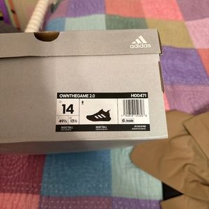 Adidas Own the Game 2.0 size 14